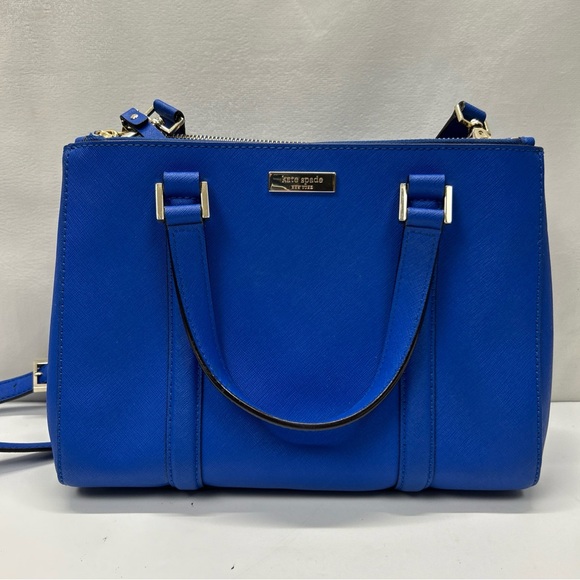 Kate Spade Royal Blue Saffiano Handbag - Picture 1 of 7